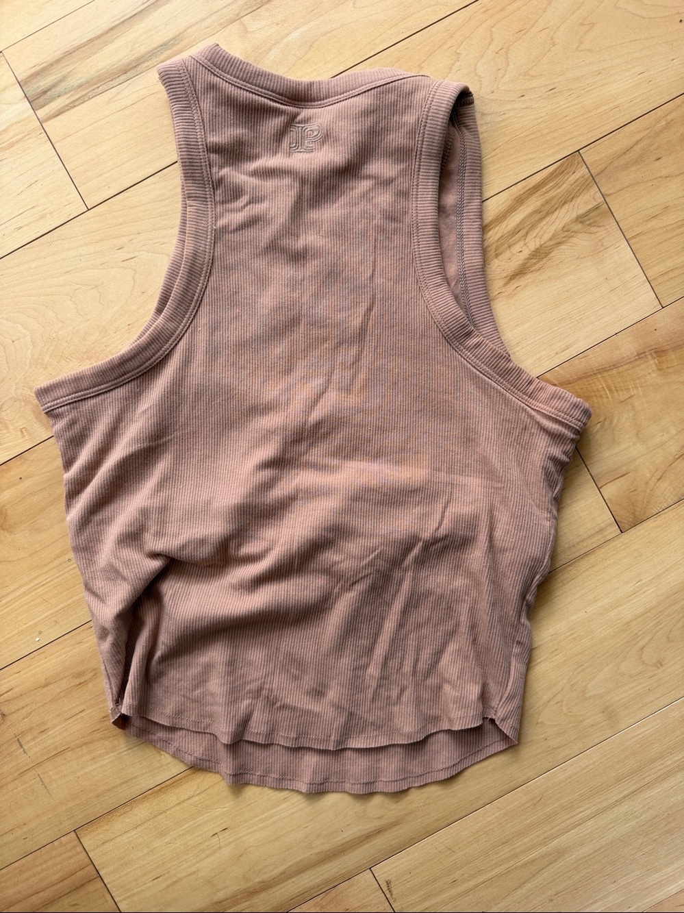 High Neck Ribbed Tank - Picture 3 of 7